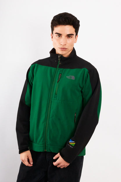 2000 Vintage The North Face Green n' Black Impermeable Softshell (M)