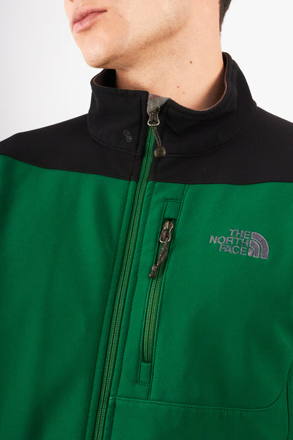 2000 Vintage The North Face Green n' Black Impermeable Softshell (M)