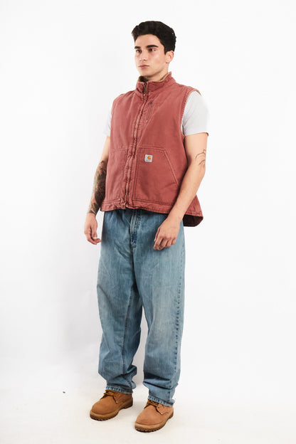 2000 Vintage Carhartt Salmon (VRS) Vest (M/L)