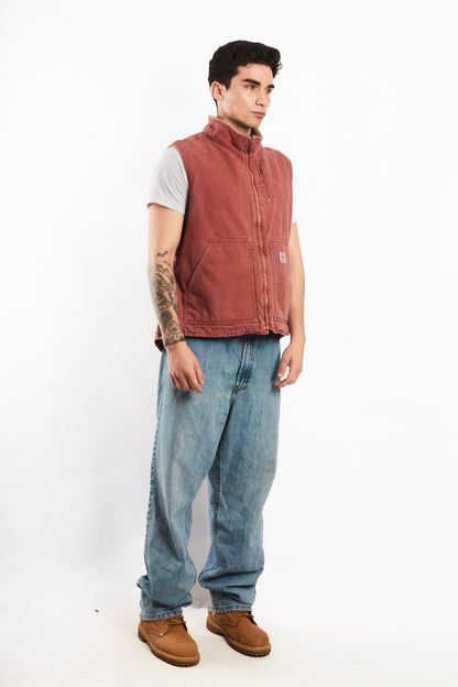 2000 Vintage Carhartt Salmon (VRS) Vest (M/L)