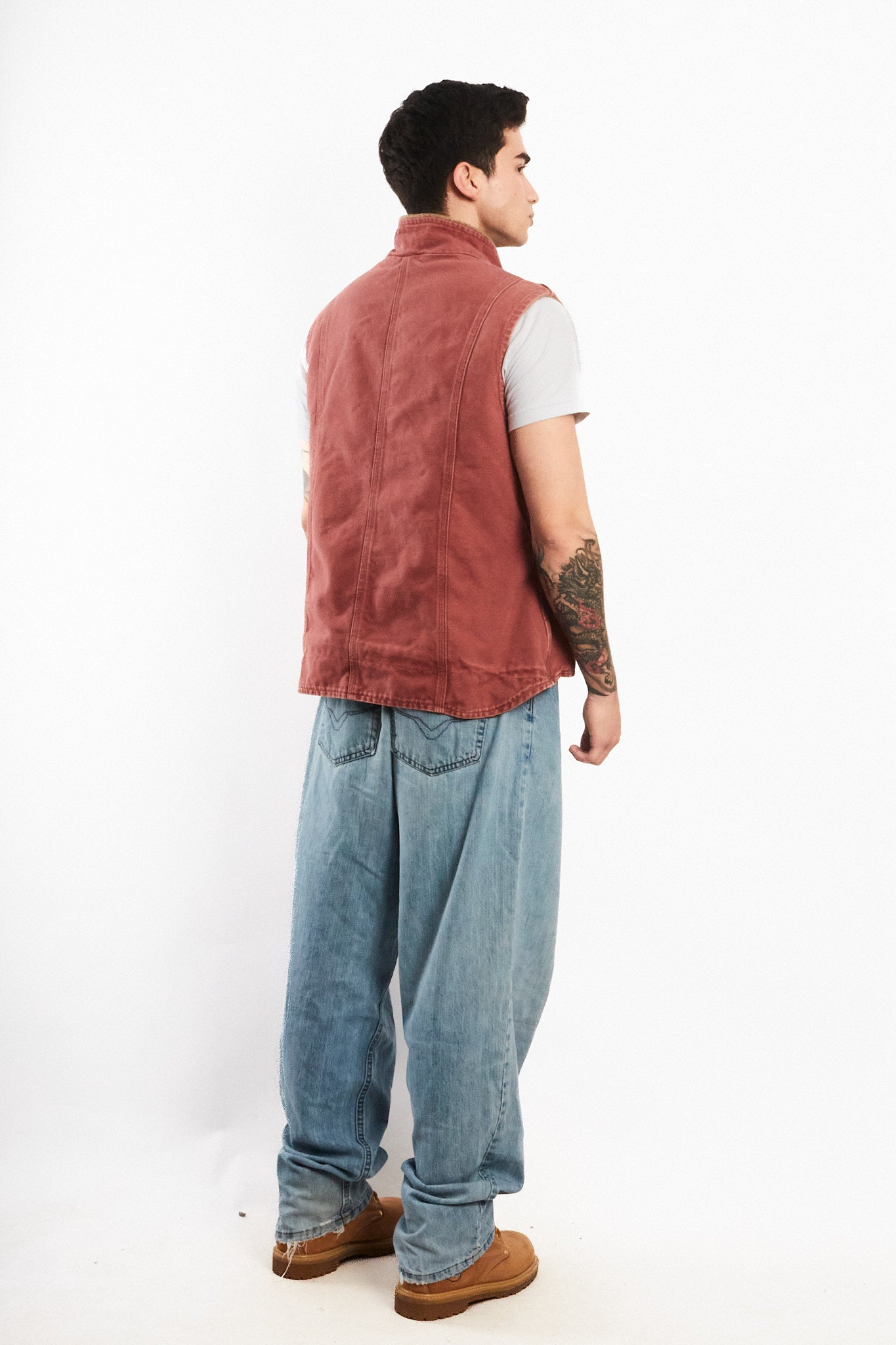 2000 Vintage Carhartt Salmon (VRS) Vest (M/L)