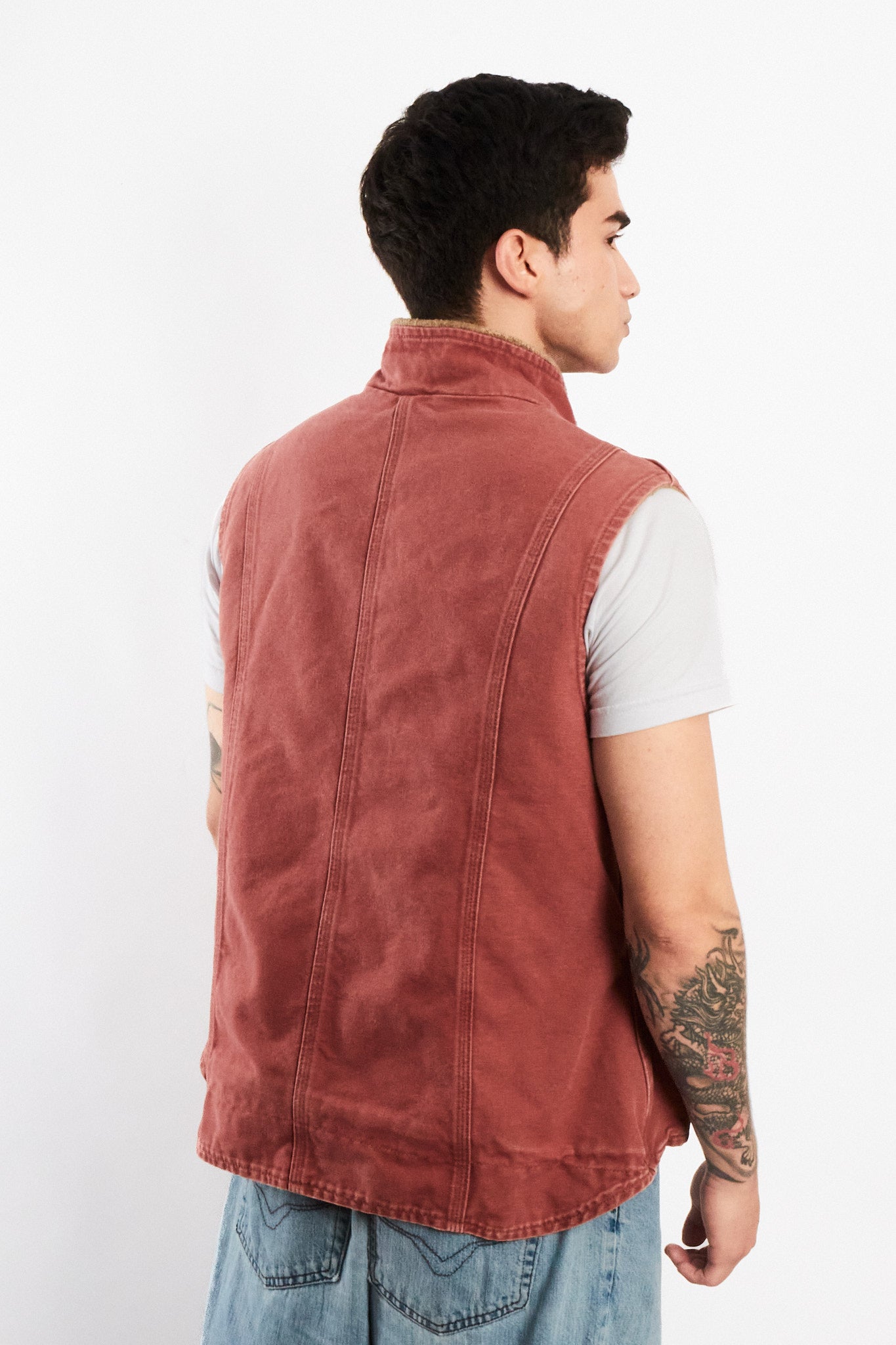 2000 Vintage Carhartt Salmon (VRS) Vest (M/L)