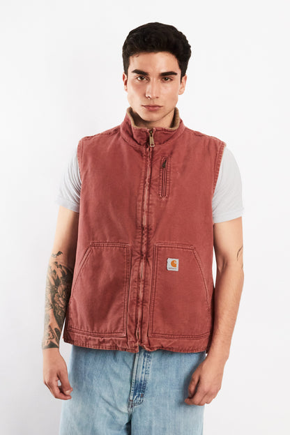 2000 Vintage Carhartt Salmon (VRS) Vest (M/L)