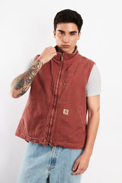 2000 Vintage Carhartt Salmon (VRS) Vest (M/L)