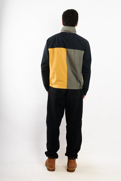 2000 Vintage Nautica Challenge Reflective Patched Colorblock Jacket (M)