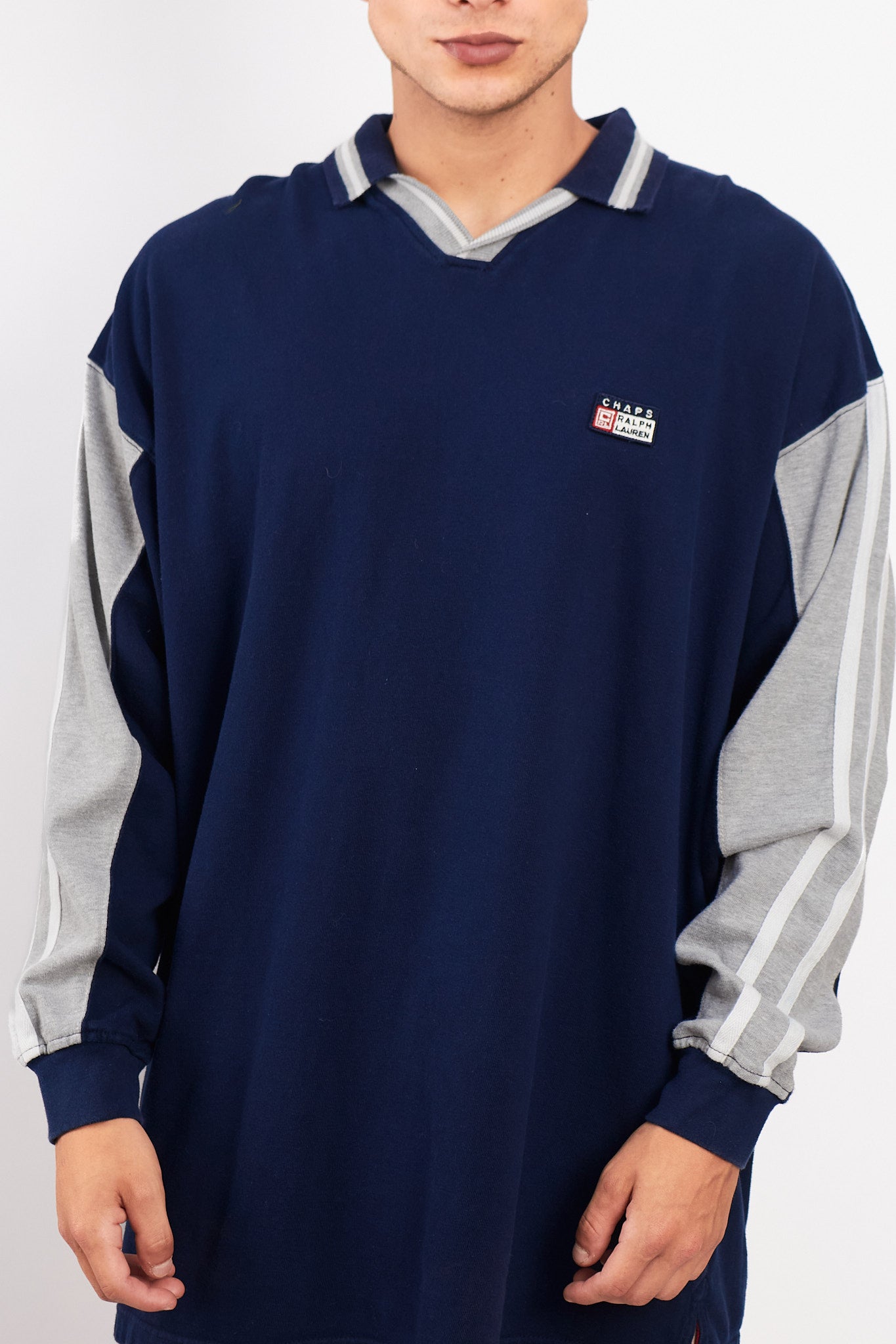 1990 Vintage Chaps Ralph Lauren Big Logo Polo Shirt (XL/XXL)