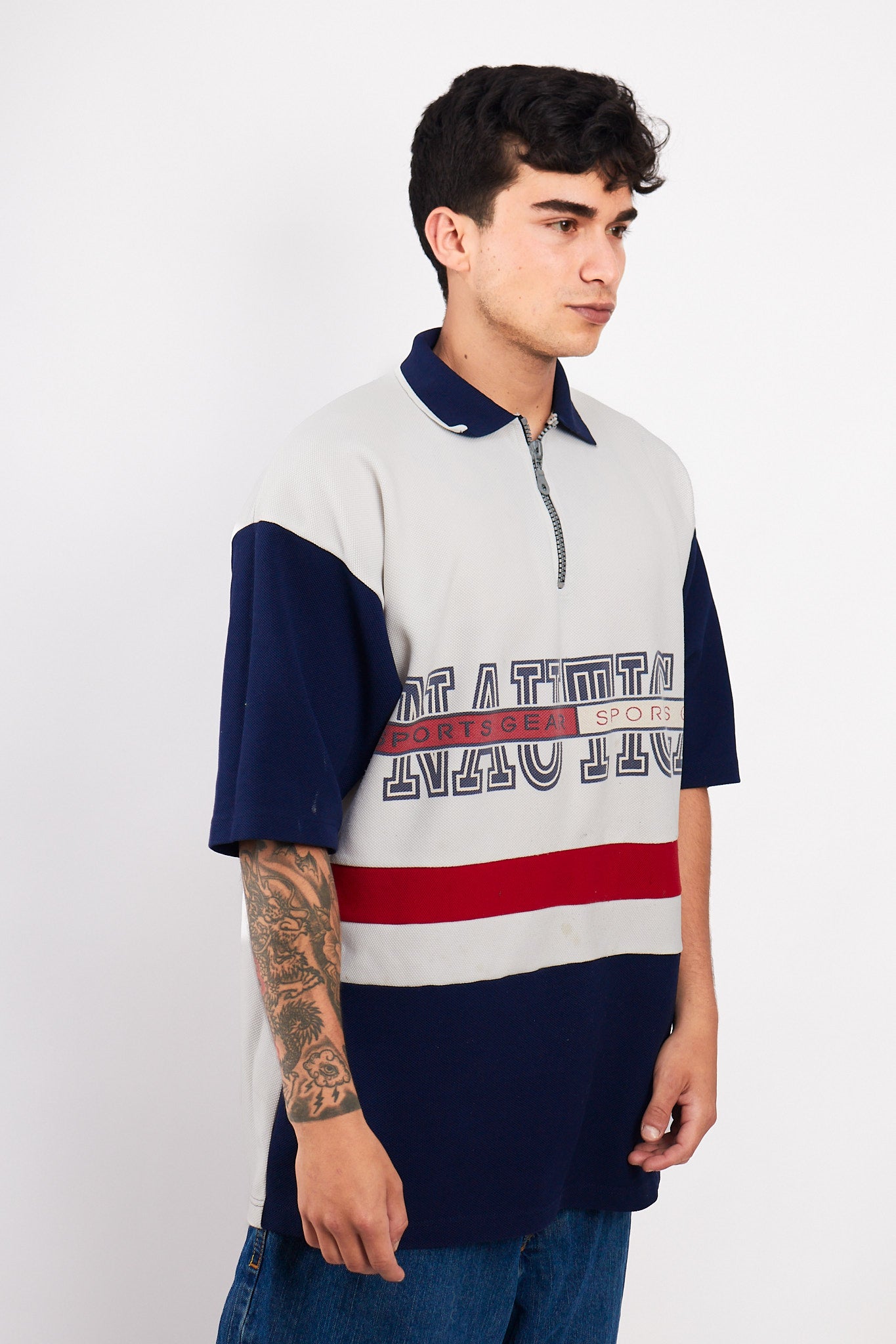 1990 Vintage Nautica Big Logo Jersey (L/XL)