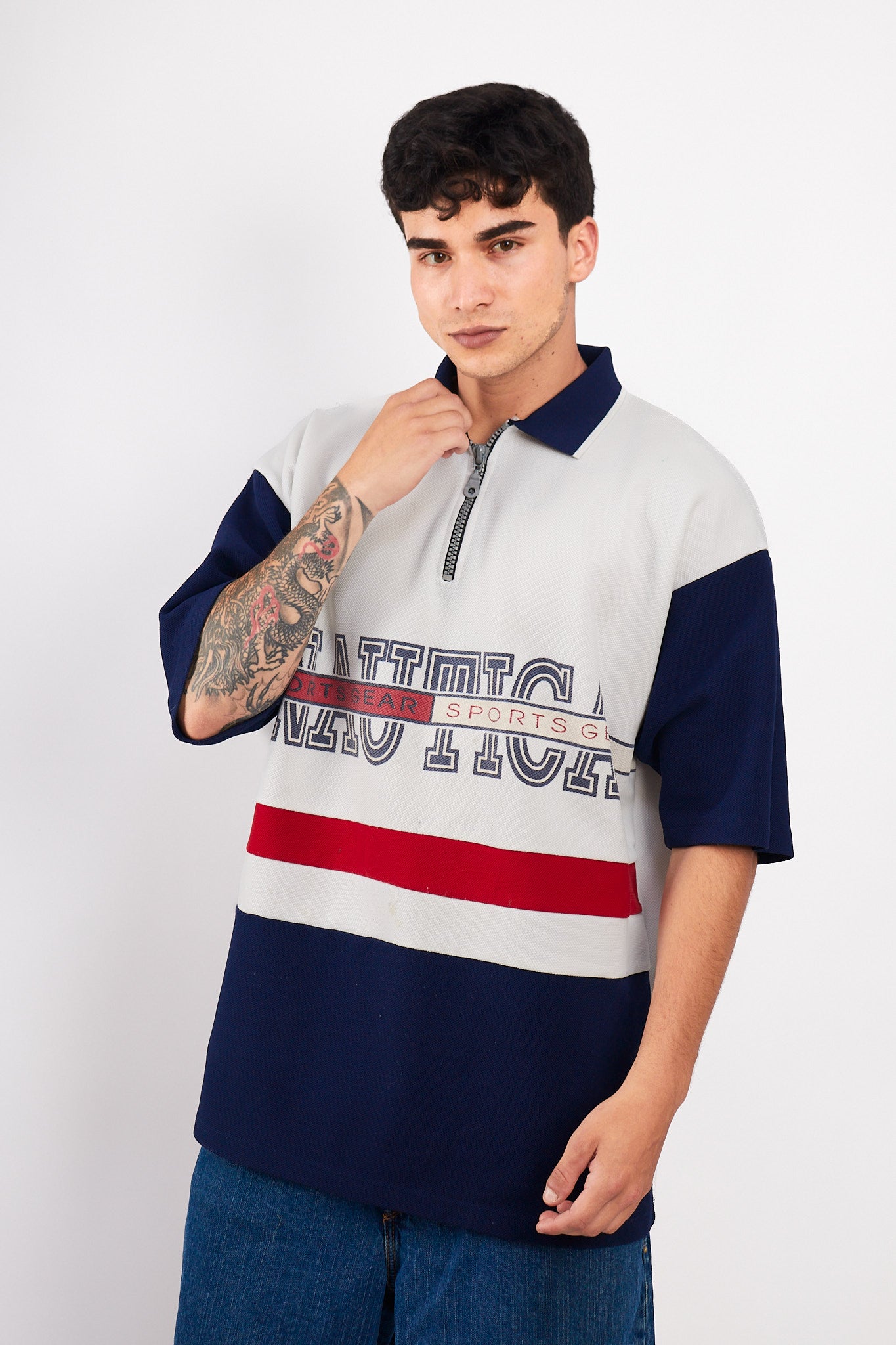 1990 Vintage Nautica Big Logo Jersey (L/XL)
