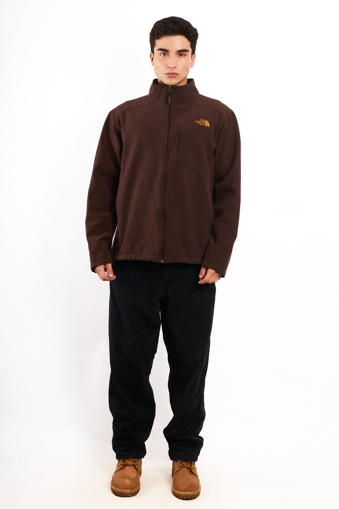 2000 Vintage The North Face Coffee Impermeable Softshell (L/XL)