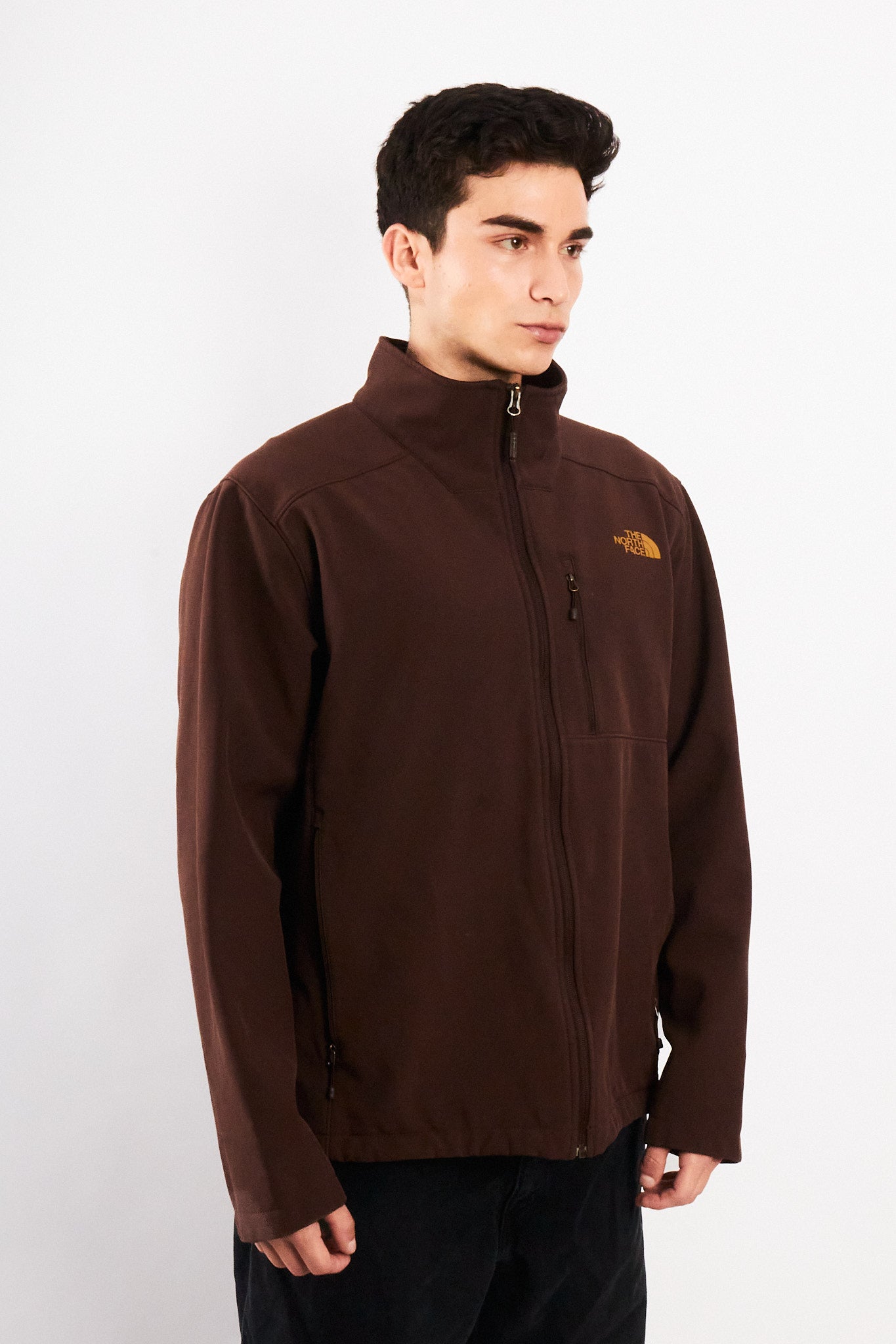 2000 Vintage The North Face Coffee Impermeable Softshell (L/XL)