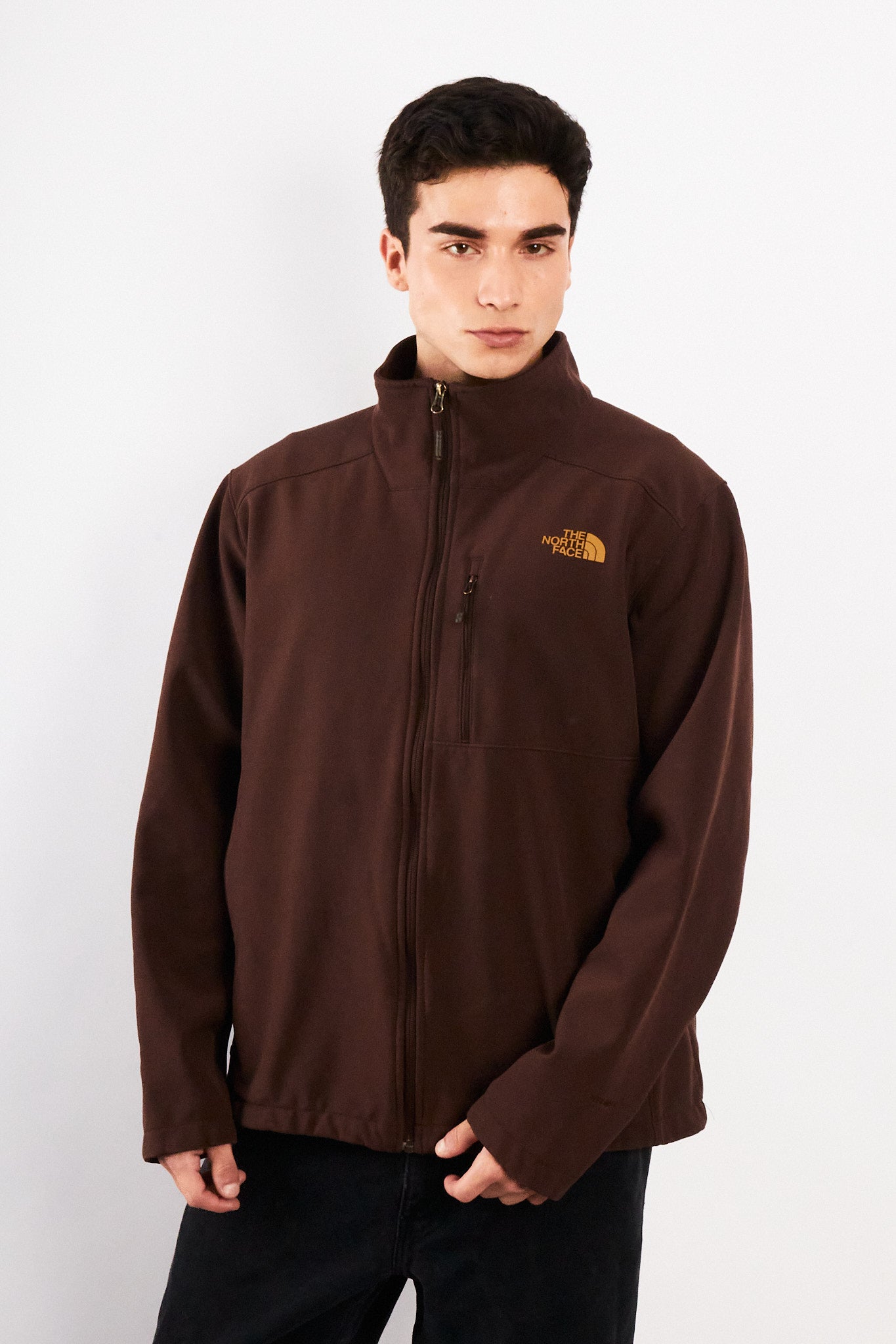 2000 Vintage The North Face Coffee Impermeable Softshell (L/XL)