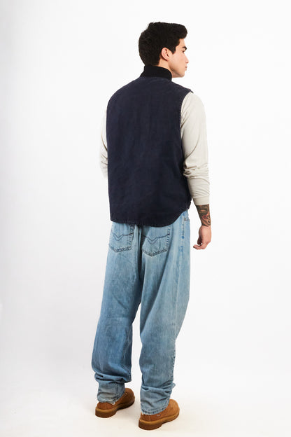 2000 Vintage Carhartt Midnight Blue Vest (M/L)