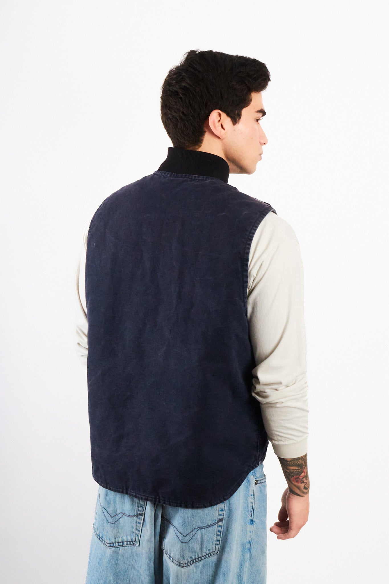 2000 Vintage Carhartt Midnight Blue Vest (M/L)