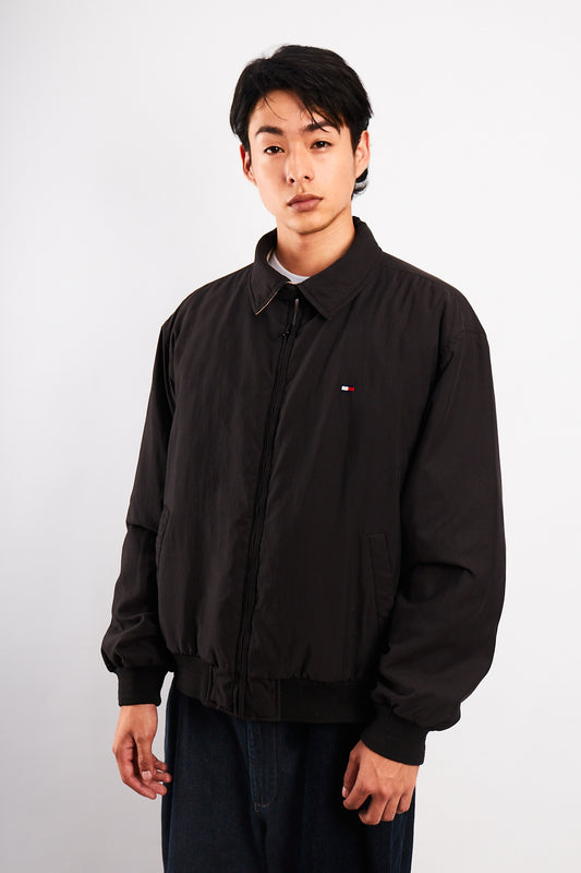 2000 Vintage Tommy Hilfiger Black Harrington (M/L)