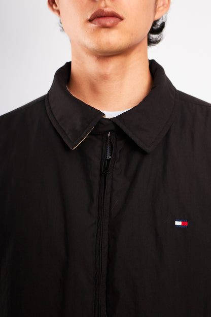 2000 Vintage Tommy Hilfiger Black Harrington (M/L)