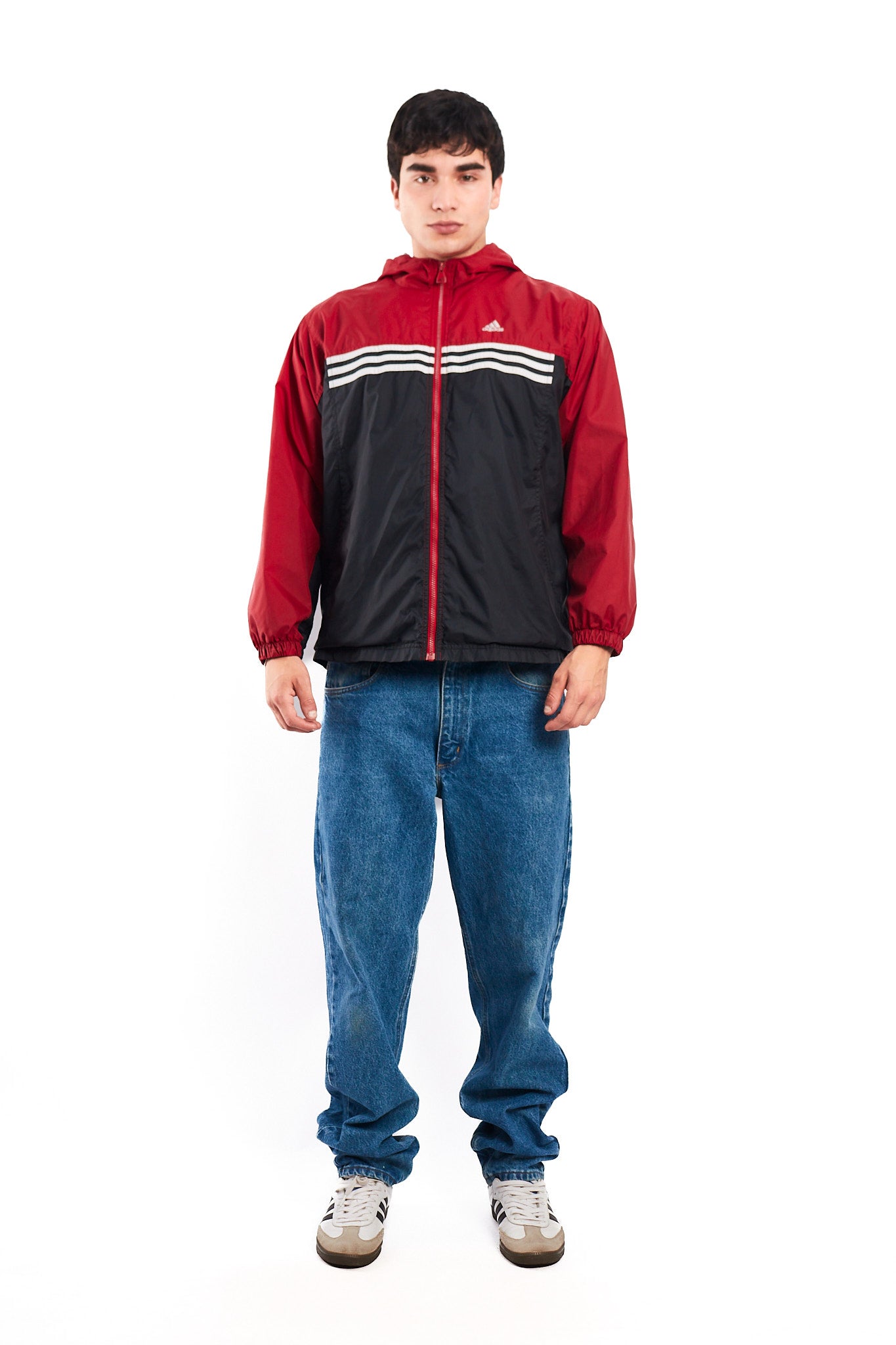 2001 Vintage Adidas Colorblock Windkbreaker (M)