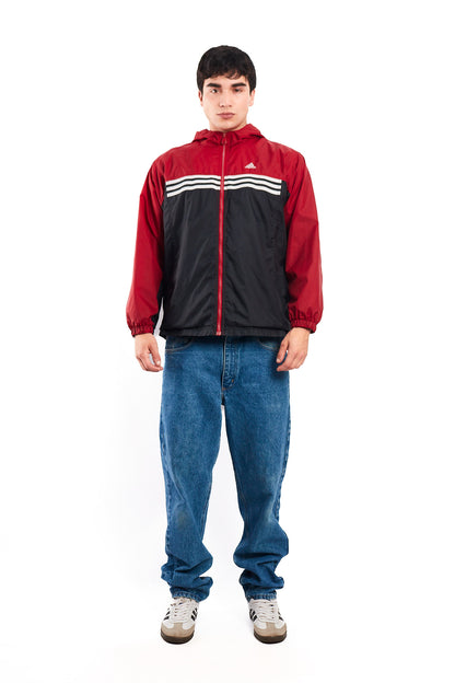 2001 Vintage Adidas Colorblock Windkbreaker (M)