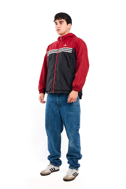 2001 Vintage Adidas Colorblock Windkbreaker (M)