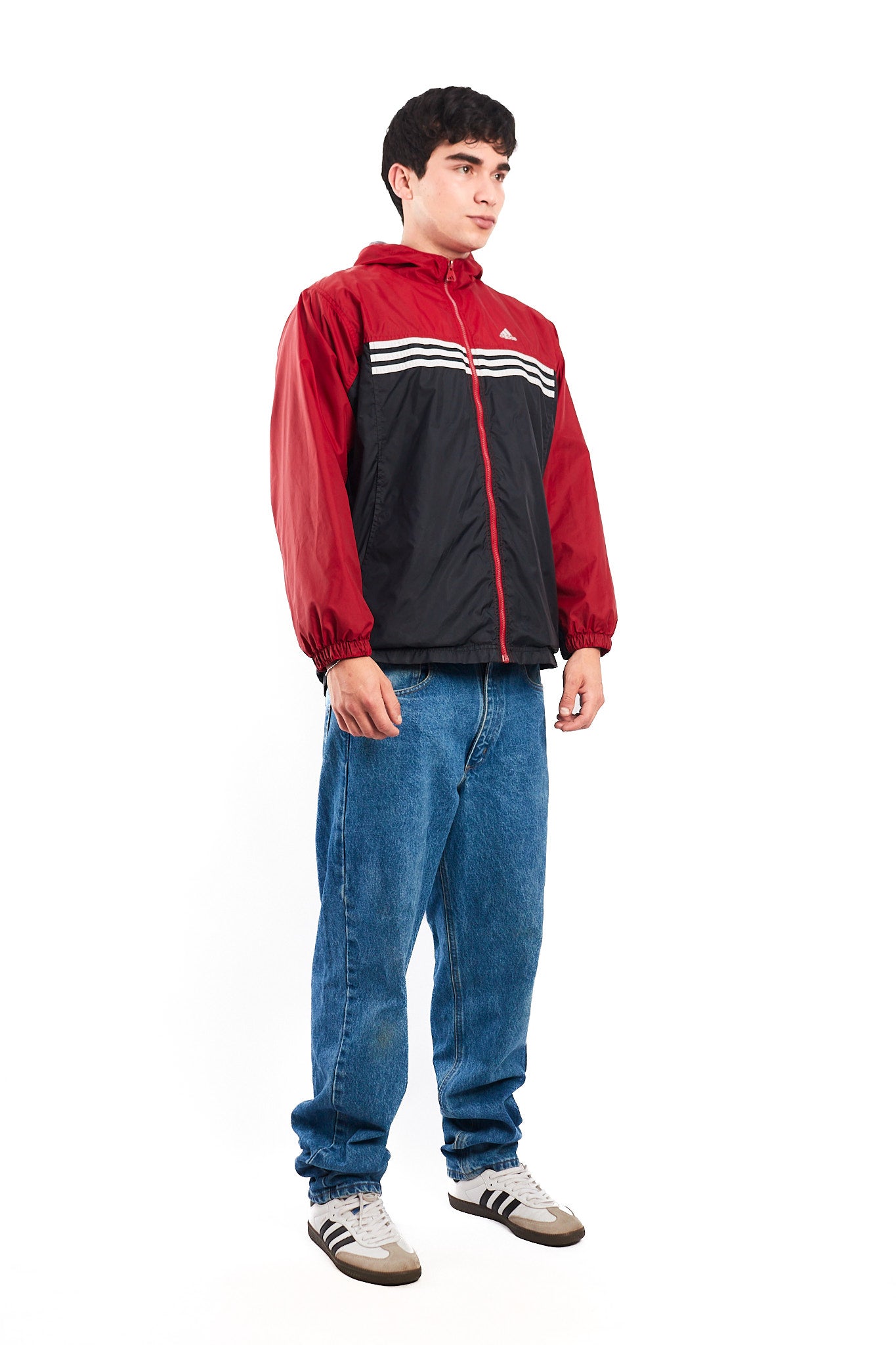 2001 Vintage Adidas Colorblock Windkbreaker (M)