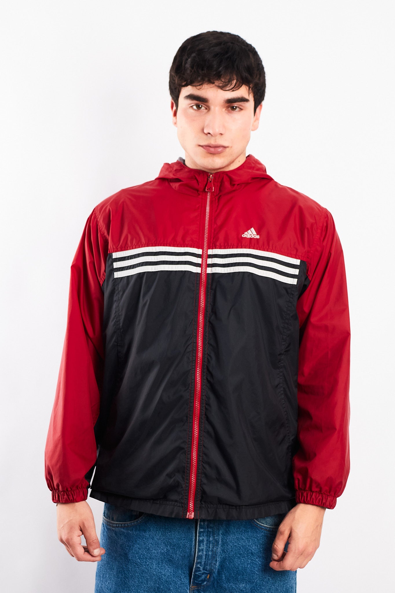 2001 Vintage Adidas Colorblock Windkbreaker (M)
