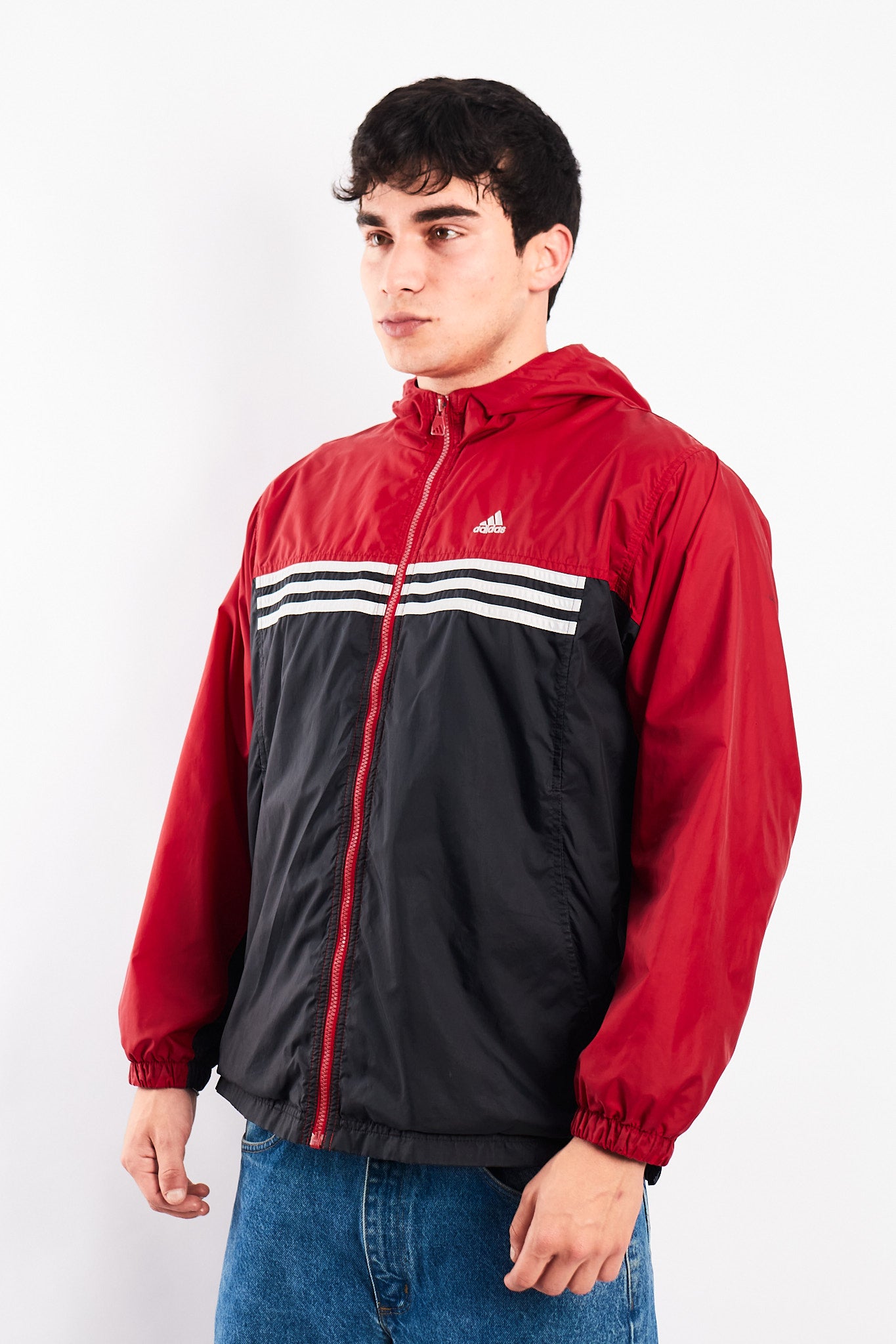 2001 Vintage Adidas Colorblock Windkbreaker (M)