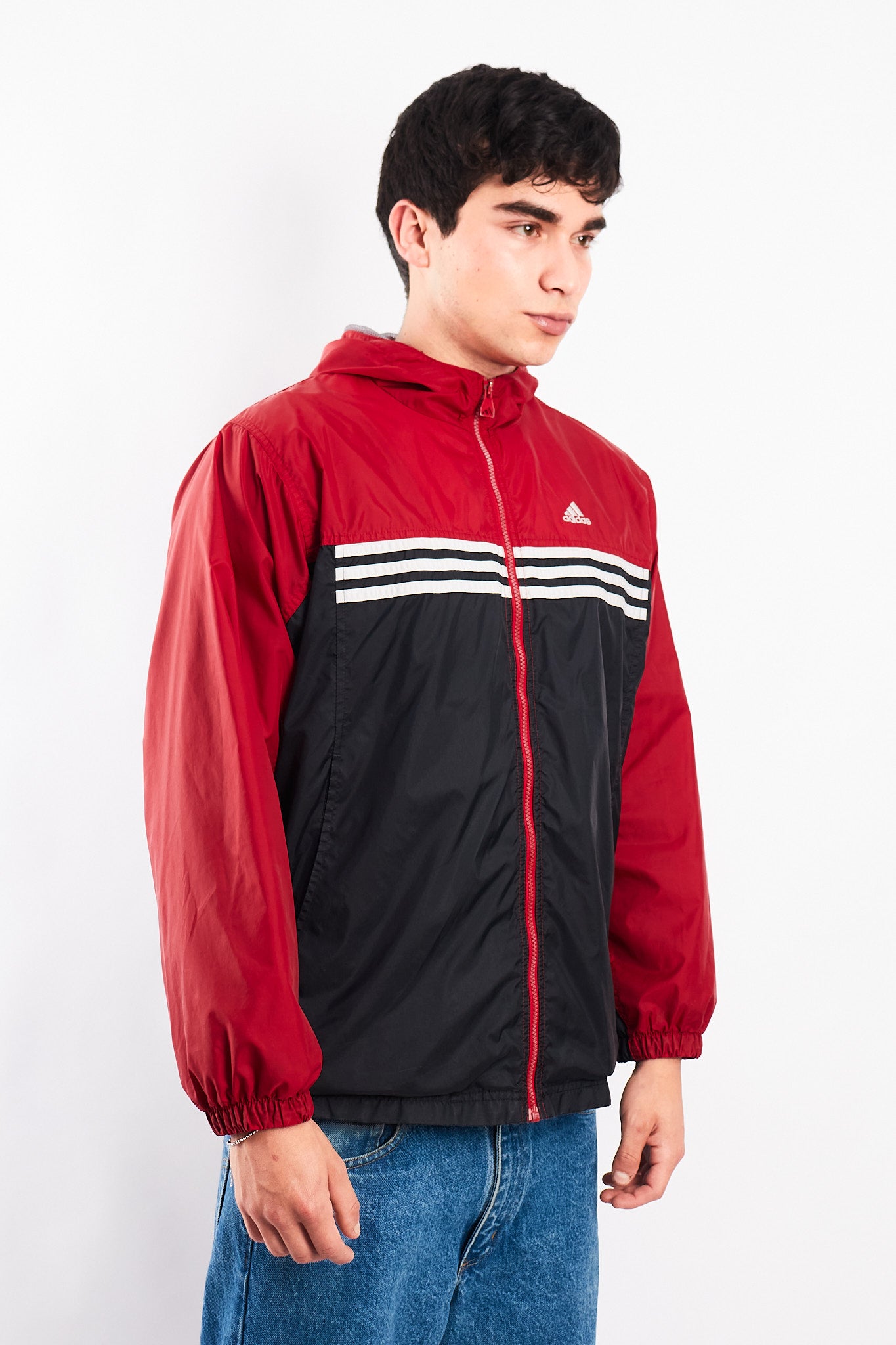 2001 Vintage Adidas Colorblock Windkbreaker (M)