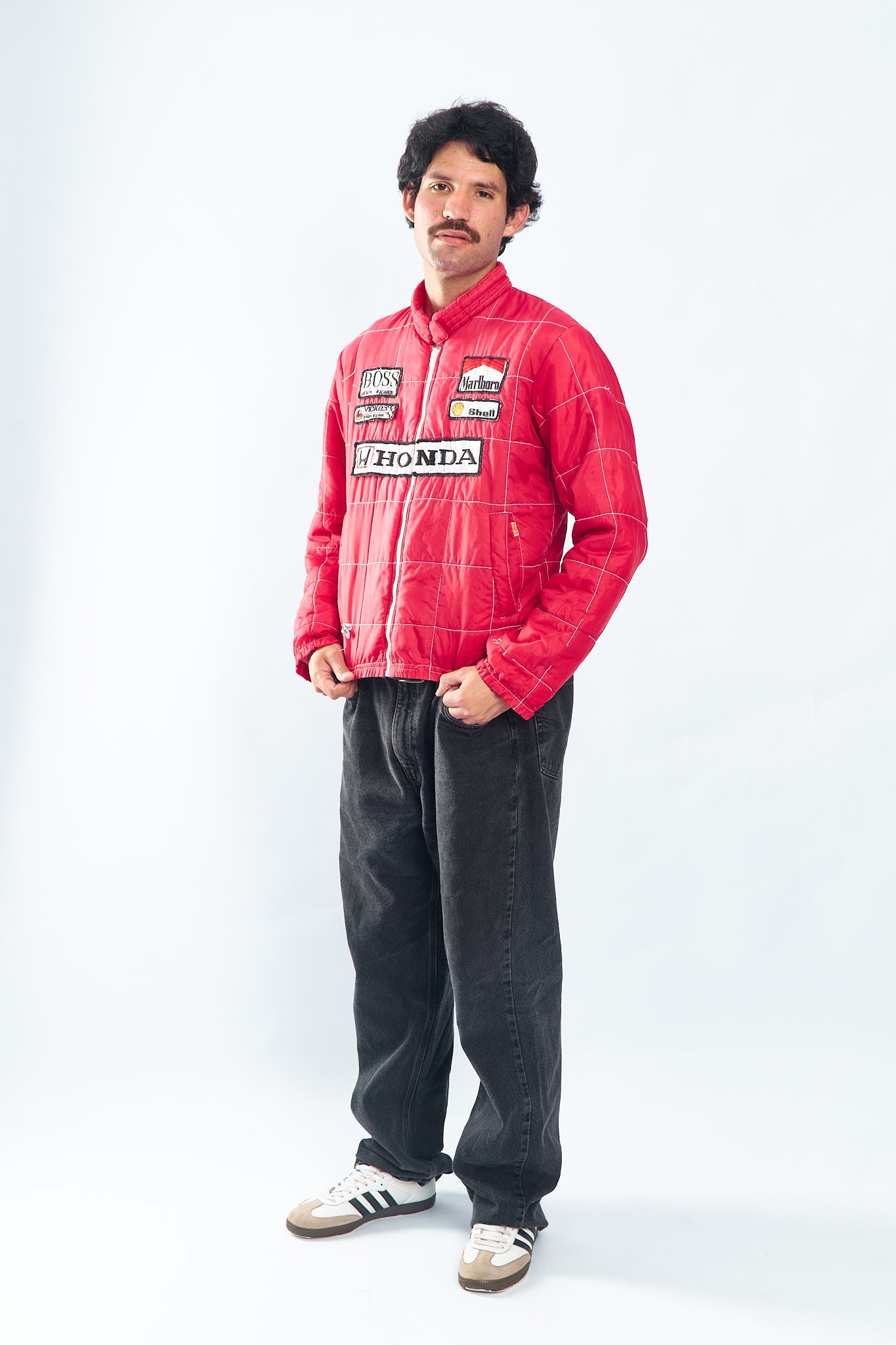 1990 Vintage Ayrton Senna Honda x Marlboro Racing Jacket (M)