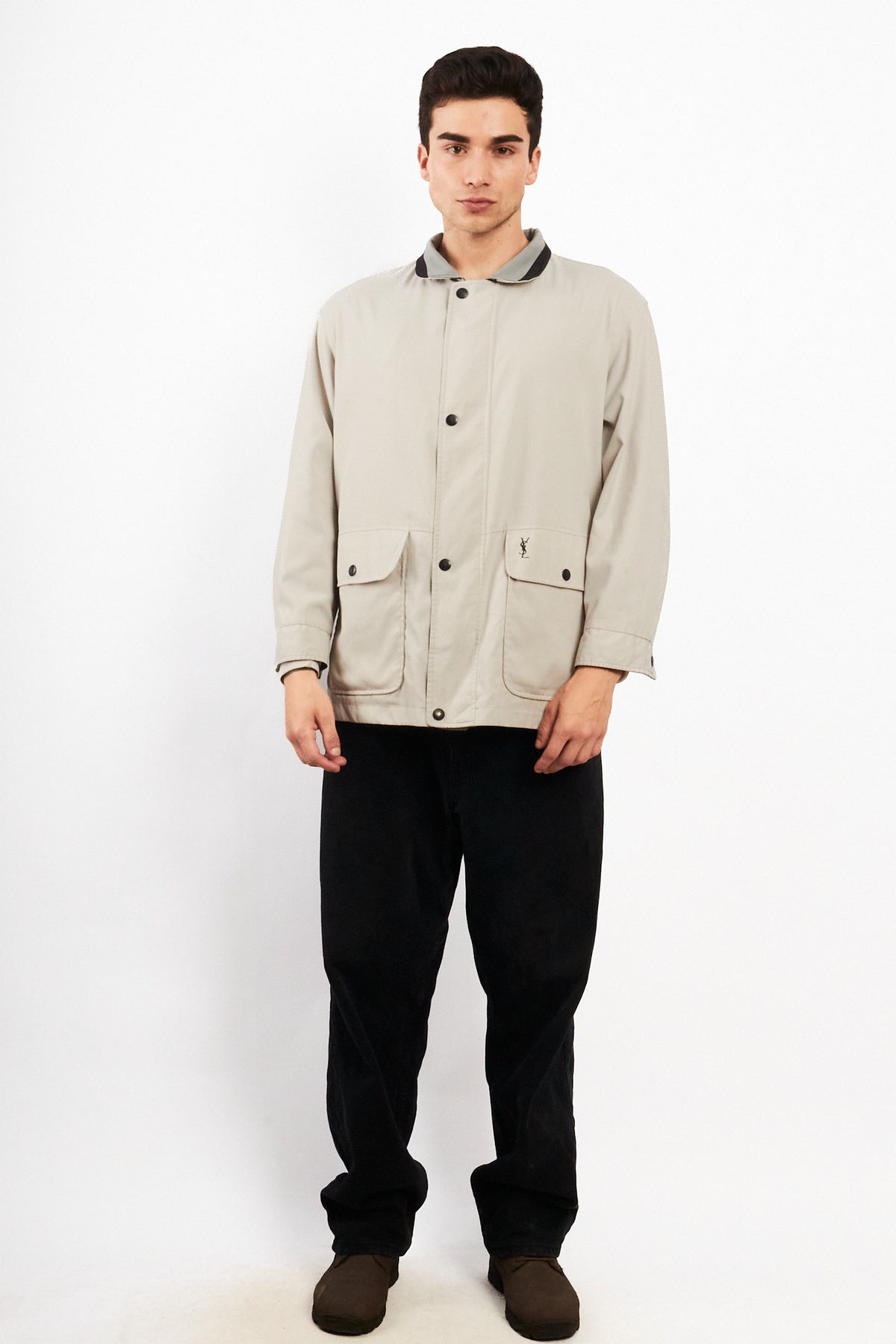 2000 Vintage Yve Saint Laurent Reversible Coat (M/L)