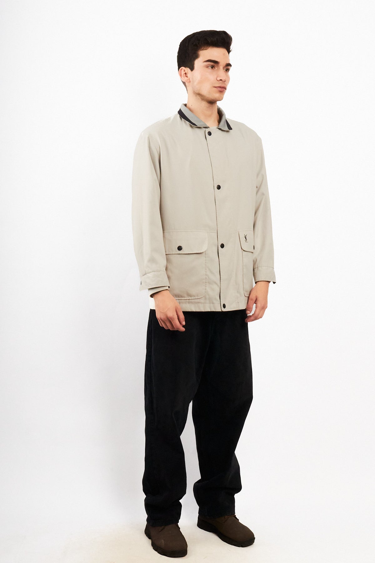 2000 Vintage Yve Saint Laurent Reversible Coat (M/L)