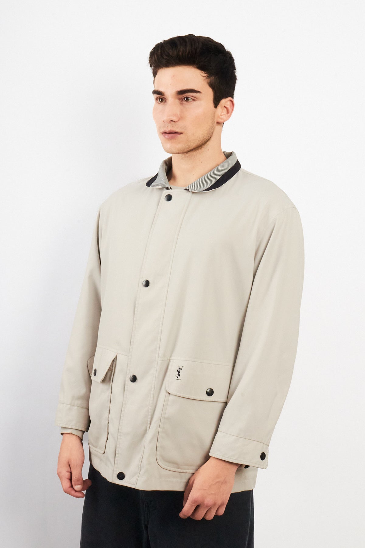 2000 Vintage Yve Saint Laurent Reversible Coat (M/L)