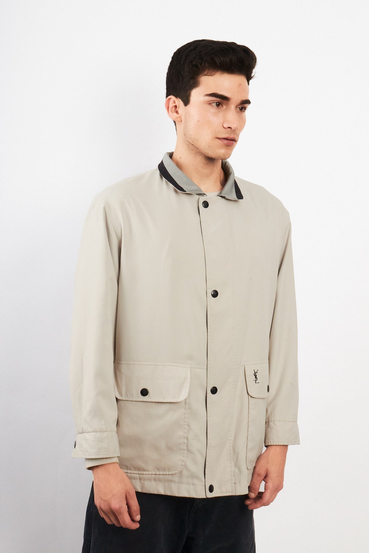 2000 Vintage Yve Saint Laurent Reversible Coat (M/L)