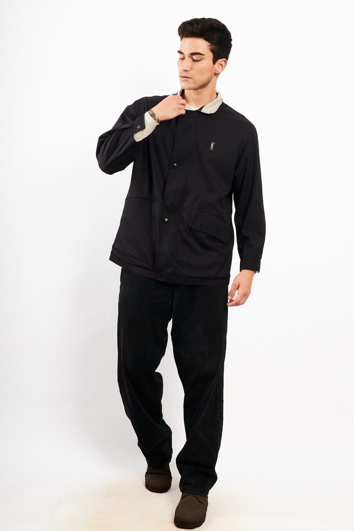 2000 Vintage Yve Saint Laurent Reversible Coat (M/L)
