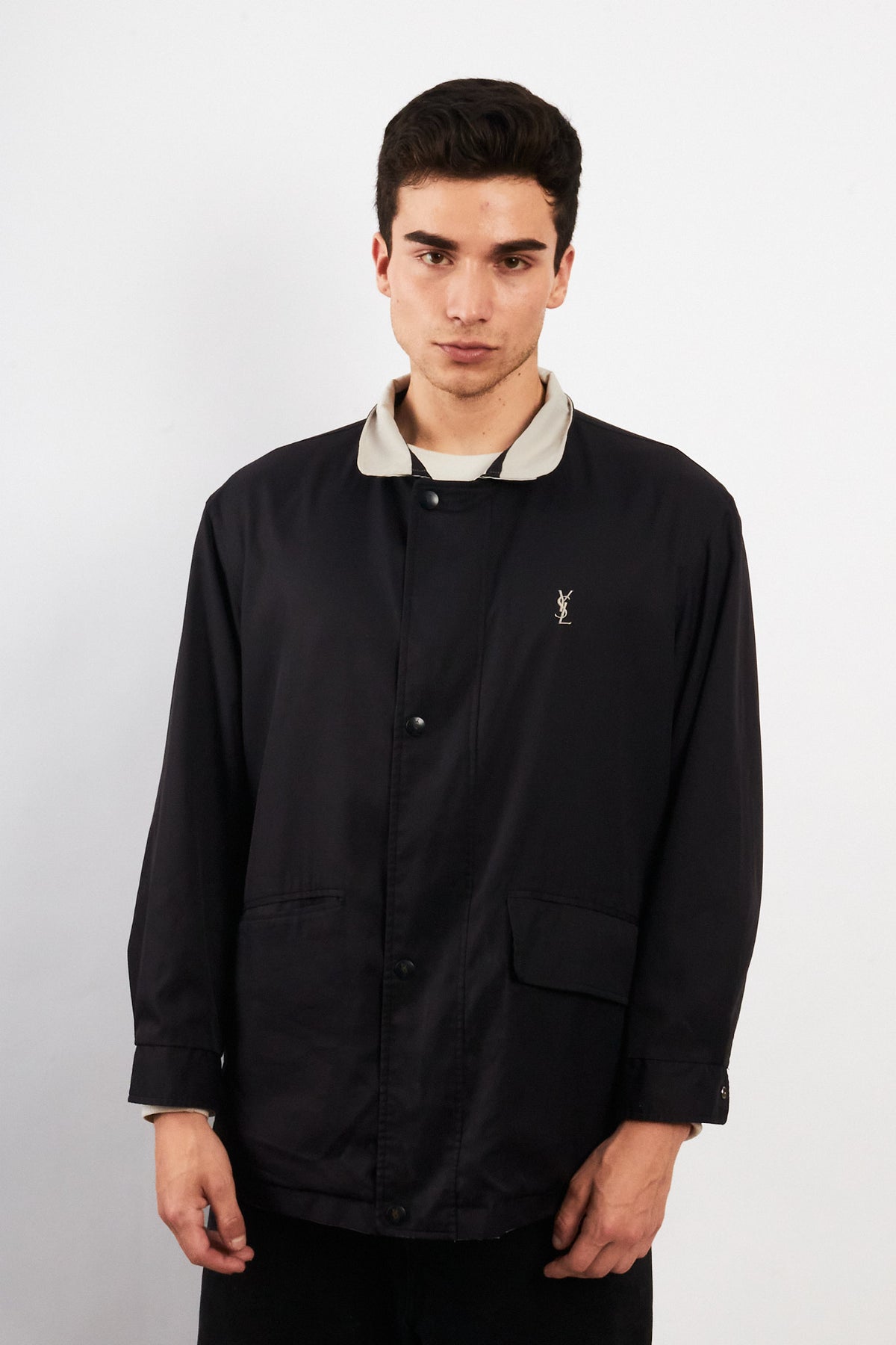 2000 Vintage Yve Saint Laurent Reversible Coat (M/L)