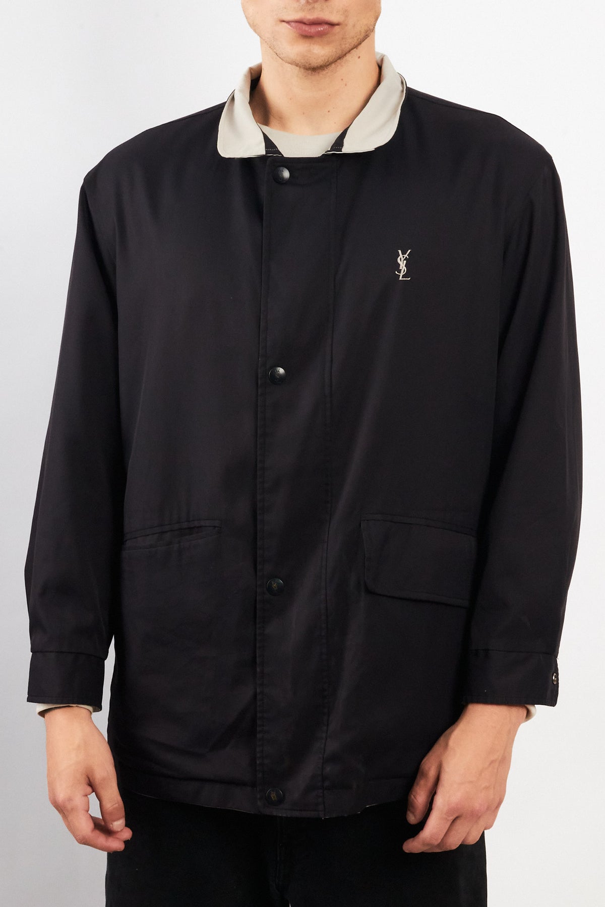 2000 Vintage Yve Saint Laurent Reversible Coat (M/L)