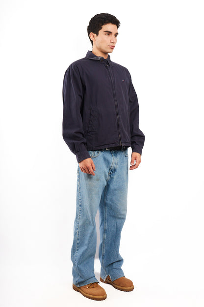 2000 Vintage Tommy Hilfiger Midnight Navy Harrington (M/L)