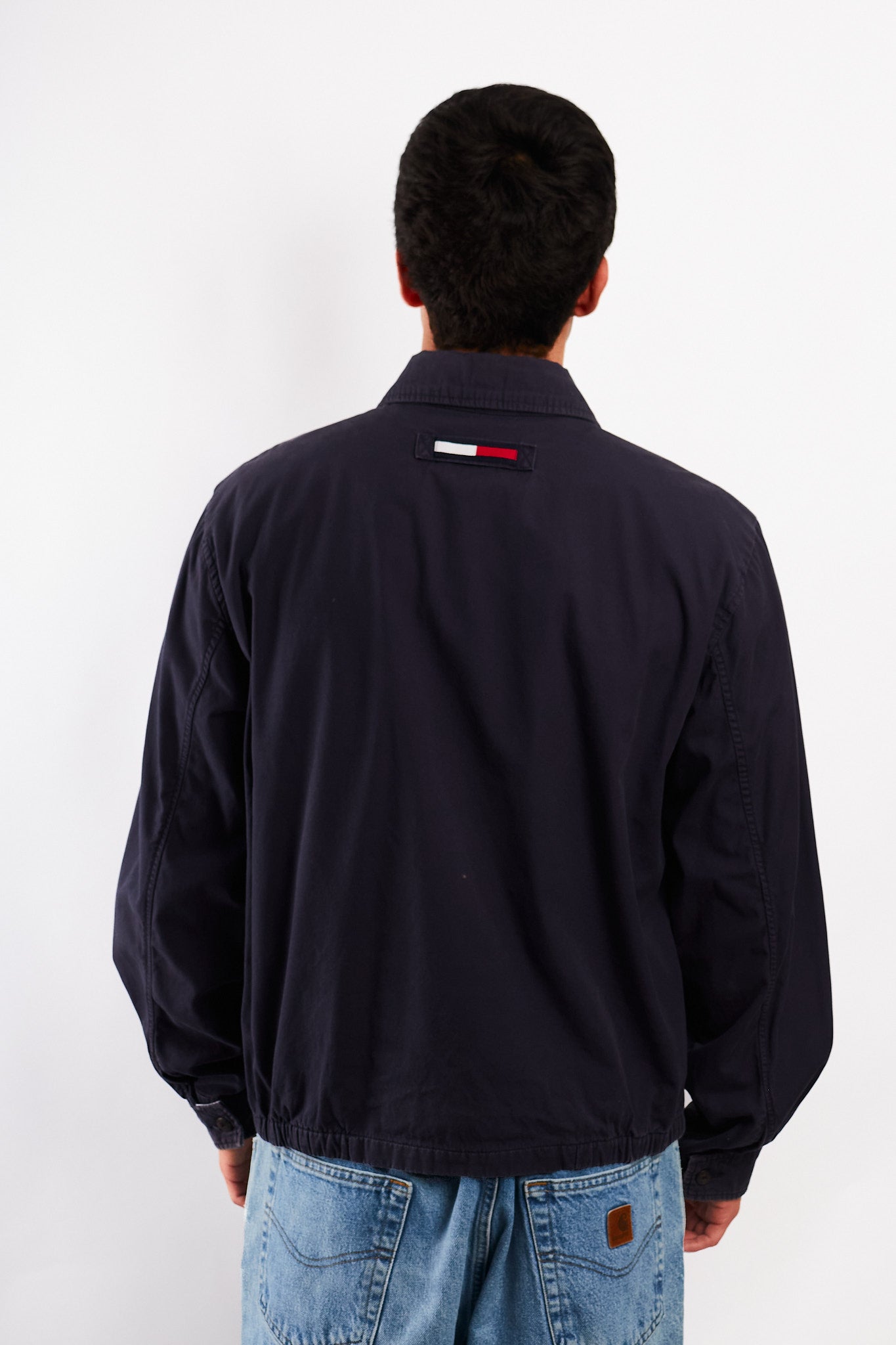 2000 Vintage Tommy Hilfiger Midnight Navy Harrington (M/L)