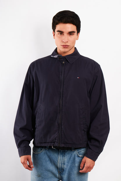 2000 Vintage Tommy Hilfiger Midnight Navy Harrington (M/L)