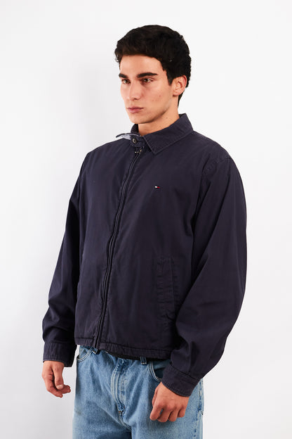 2000 Vintage Tommy Hilfiger Midnight Navy Harrington (M/L)