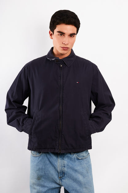 2000 Vintage Tommy Hilfiger Midnight Navy Harrington (M/L)