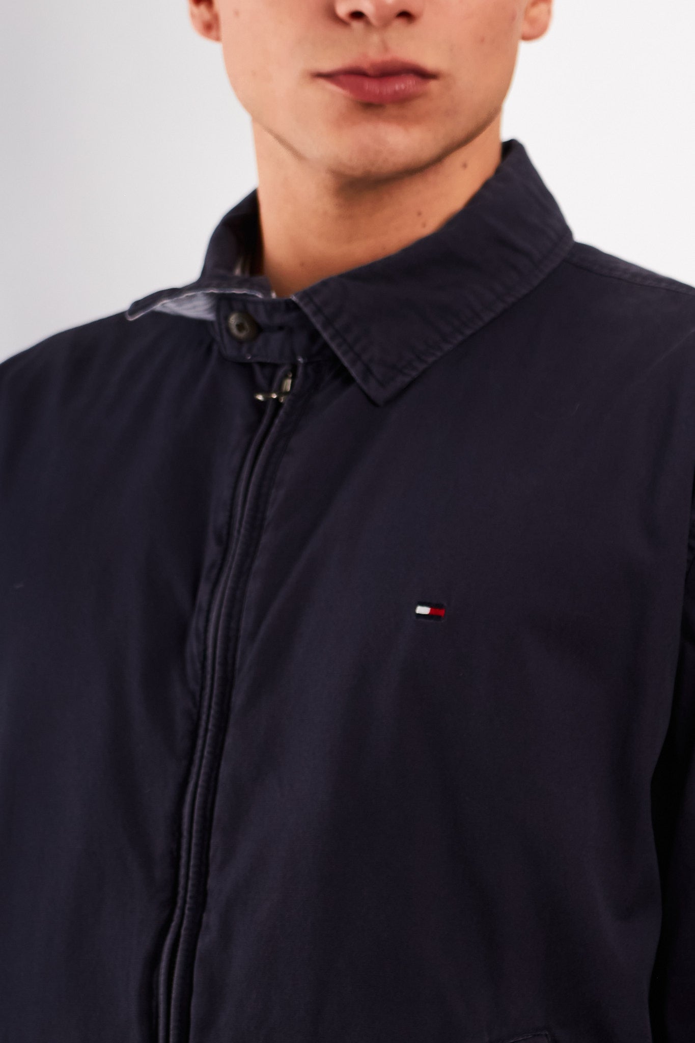 2000 Vintage Tommy Hilfiger Midnight Navy Harrington (M/L)