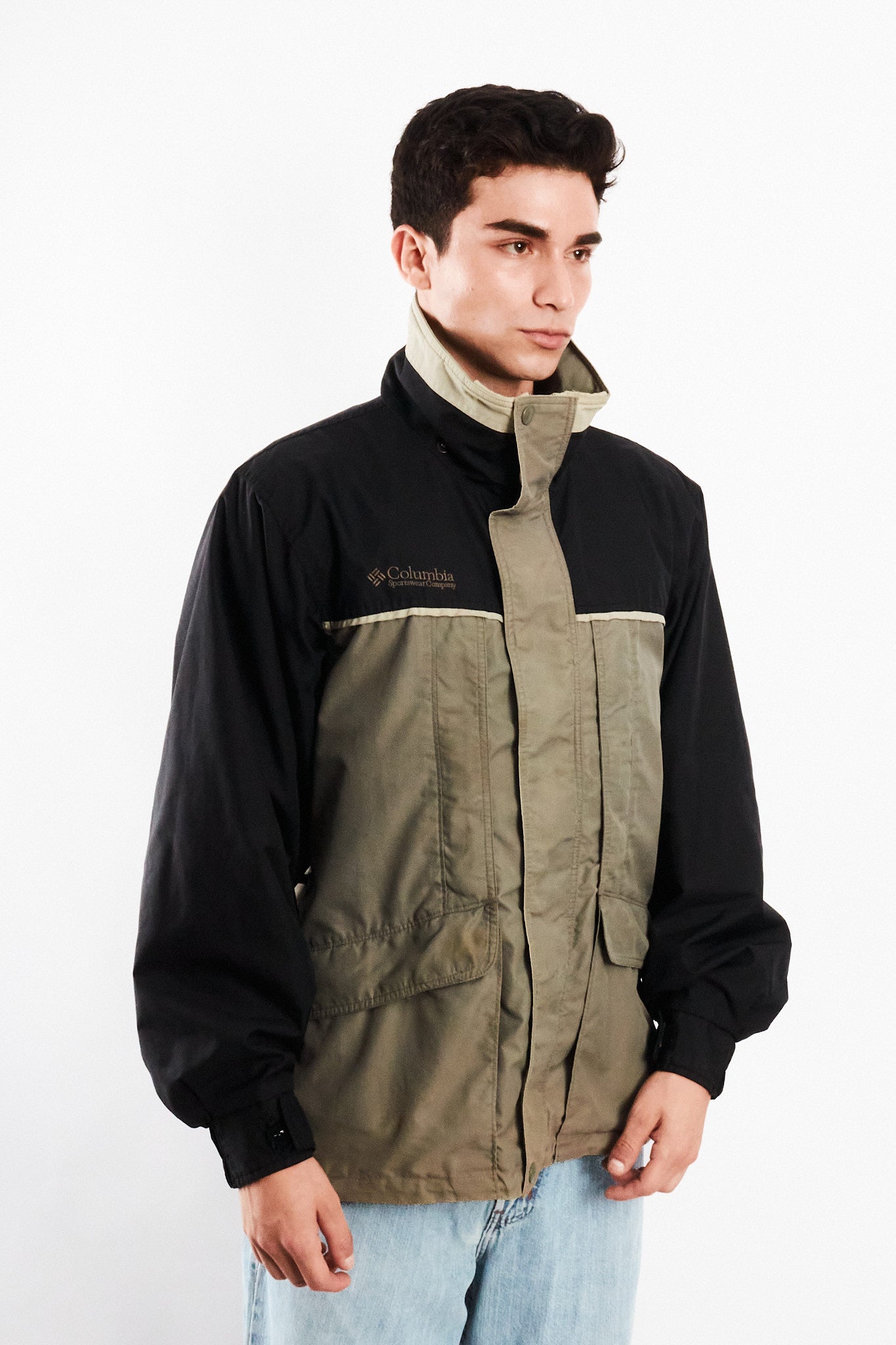 2000 Vintage Columbia Rockvale Colorblock Jacket (M)