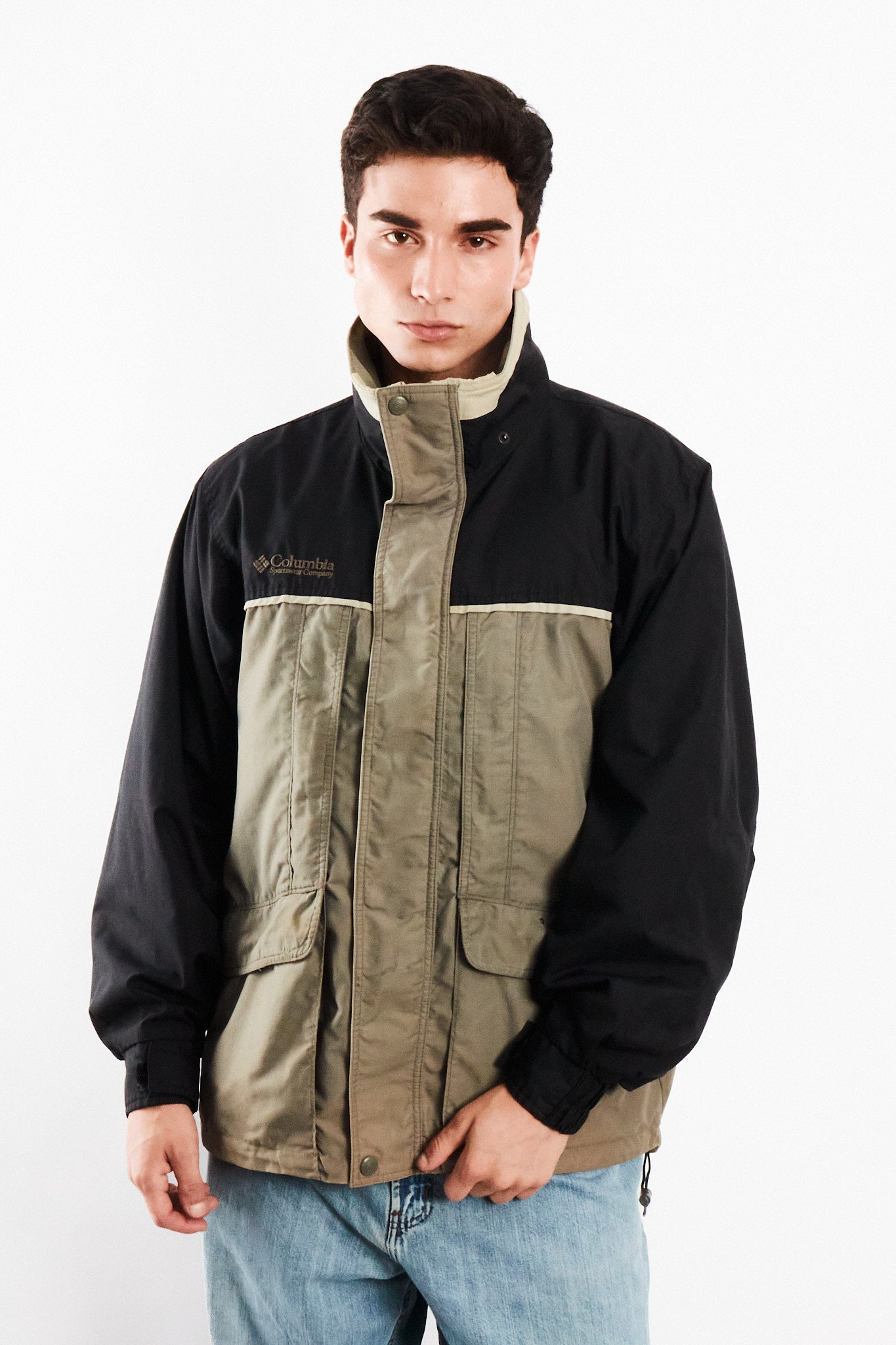 2000 Vintage Columbia Rockvale Colorblock Jacket (M)