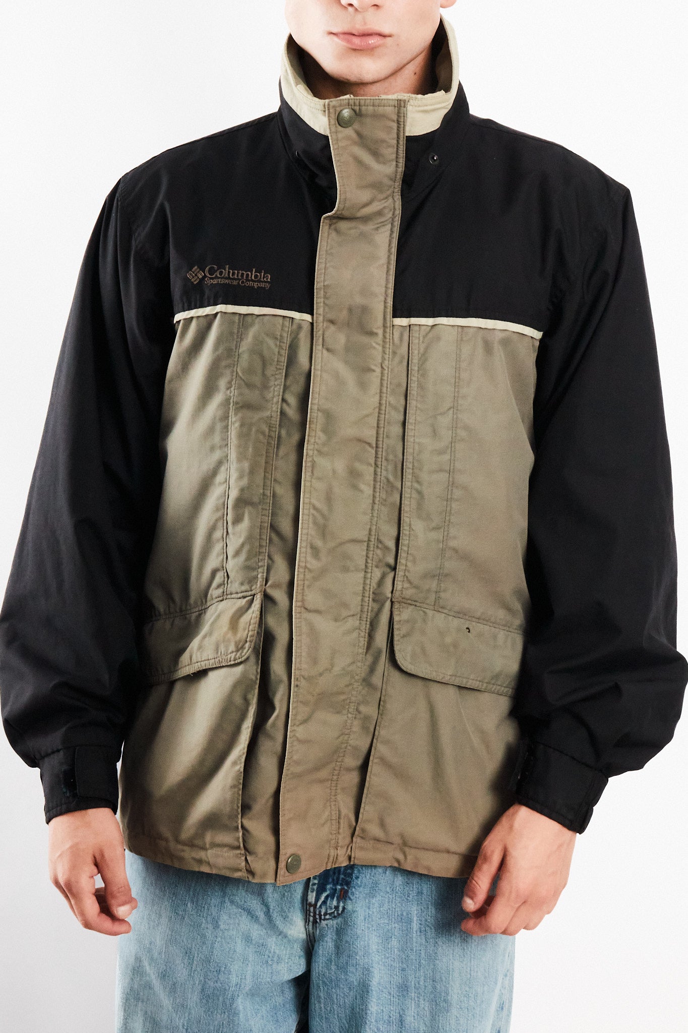 2000 Vintage Columbia Rockvale Colorblock Jacket (M)
