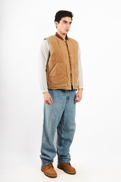 2000 Vintage Carhartt Hamilton Brown Vest (M/L)