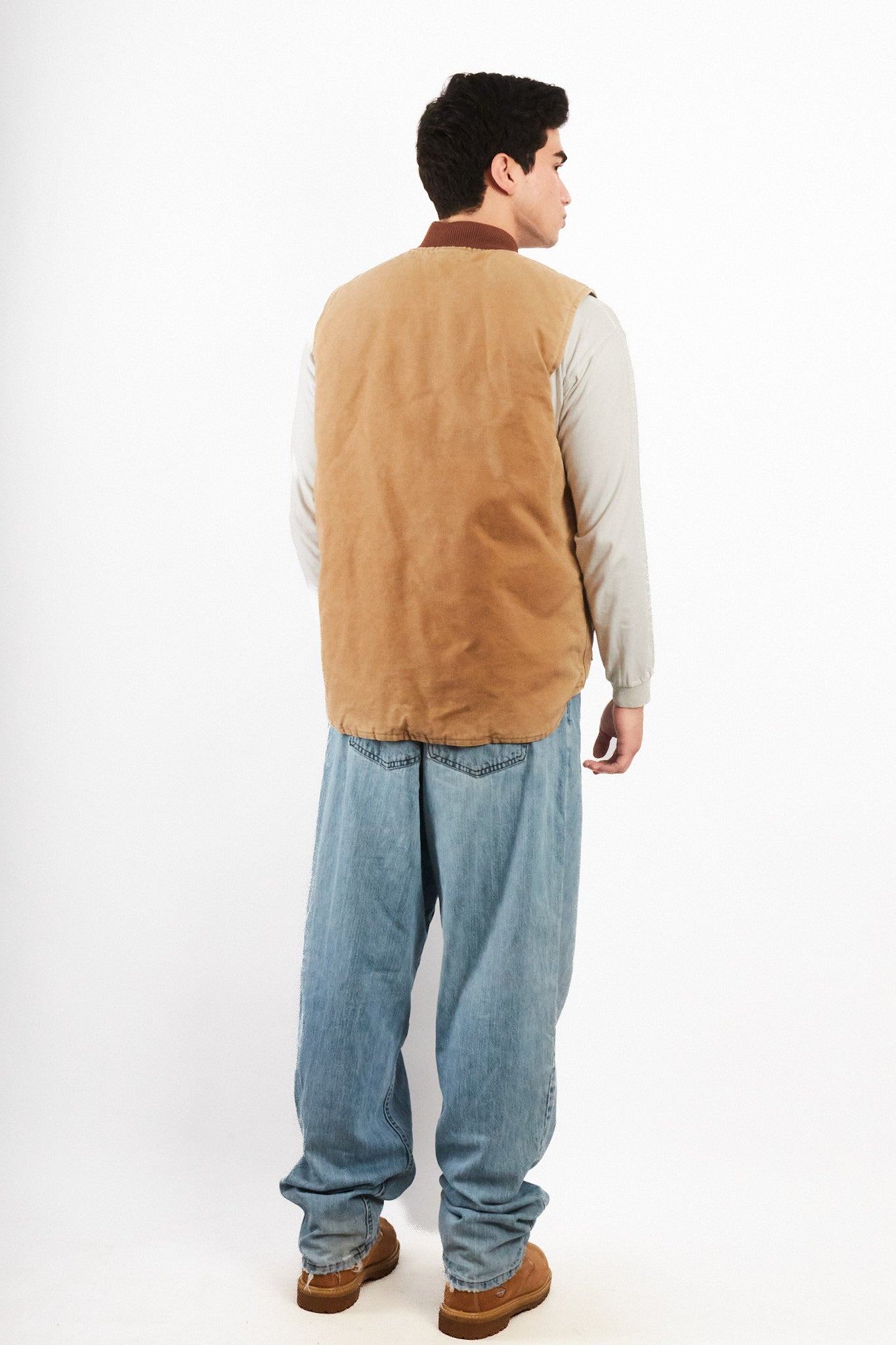 2000 Vintage Carhartt Hamilton Brown Vest (M/L)