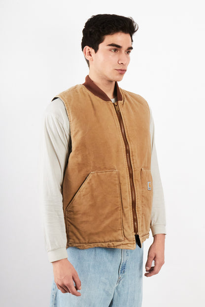 2000 Vintage Carhartt Hamilton Brown Vest (M/L)