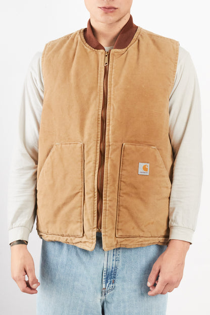 2000 Vintage Carhartt Hamilton Brown Vest (M/L)