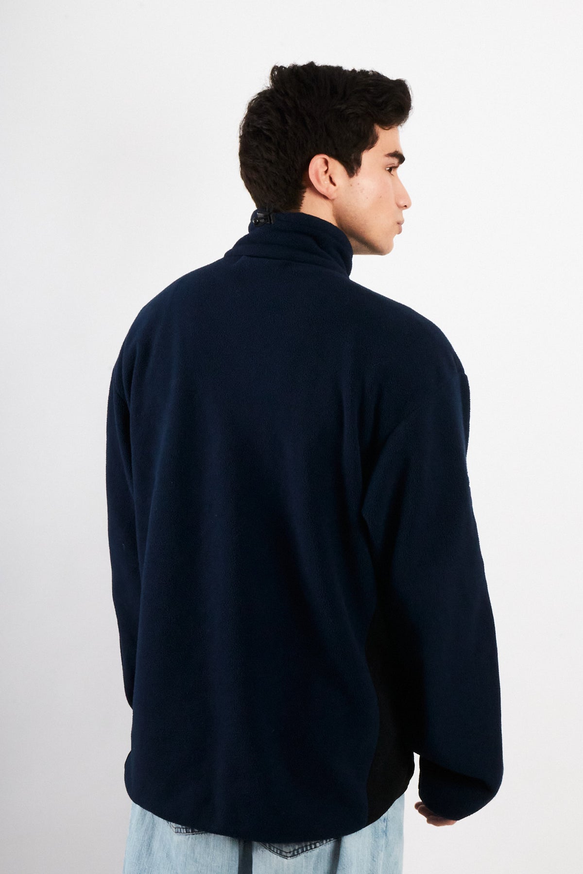 2000 Vintage Nautica Competition Fleece Spellout Jacket (L/XL)