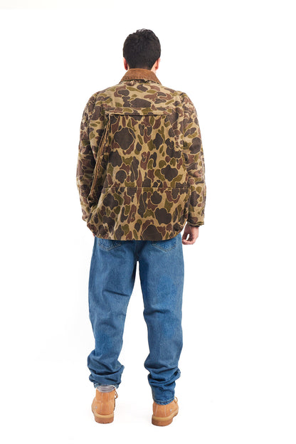 1985 Vintage Carhartt CQ103 Duck Camo Hunting Jacket (M/L)