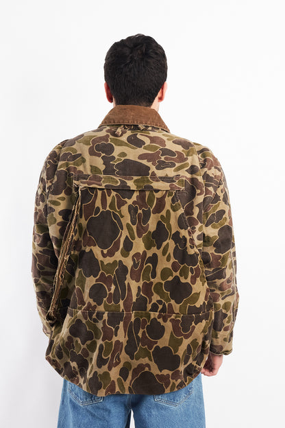 1985 Vintage Carhartt CQ103 Duck Camo Hunting Jacket (M/L)
